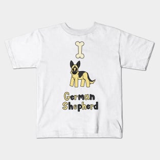 I love German Shepherds Kids T-Shirt